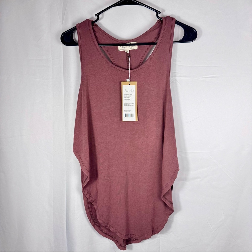 NWT Niyama Sol Split Tank Top Mauve XS